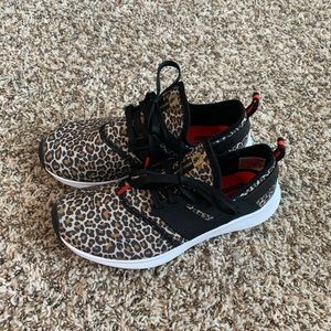 New Balance leopard sneakers